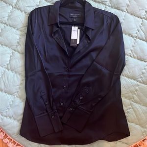 Banana RepublicClassic Fit Satin Button Up